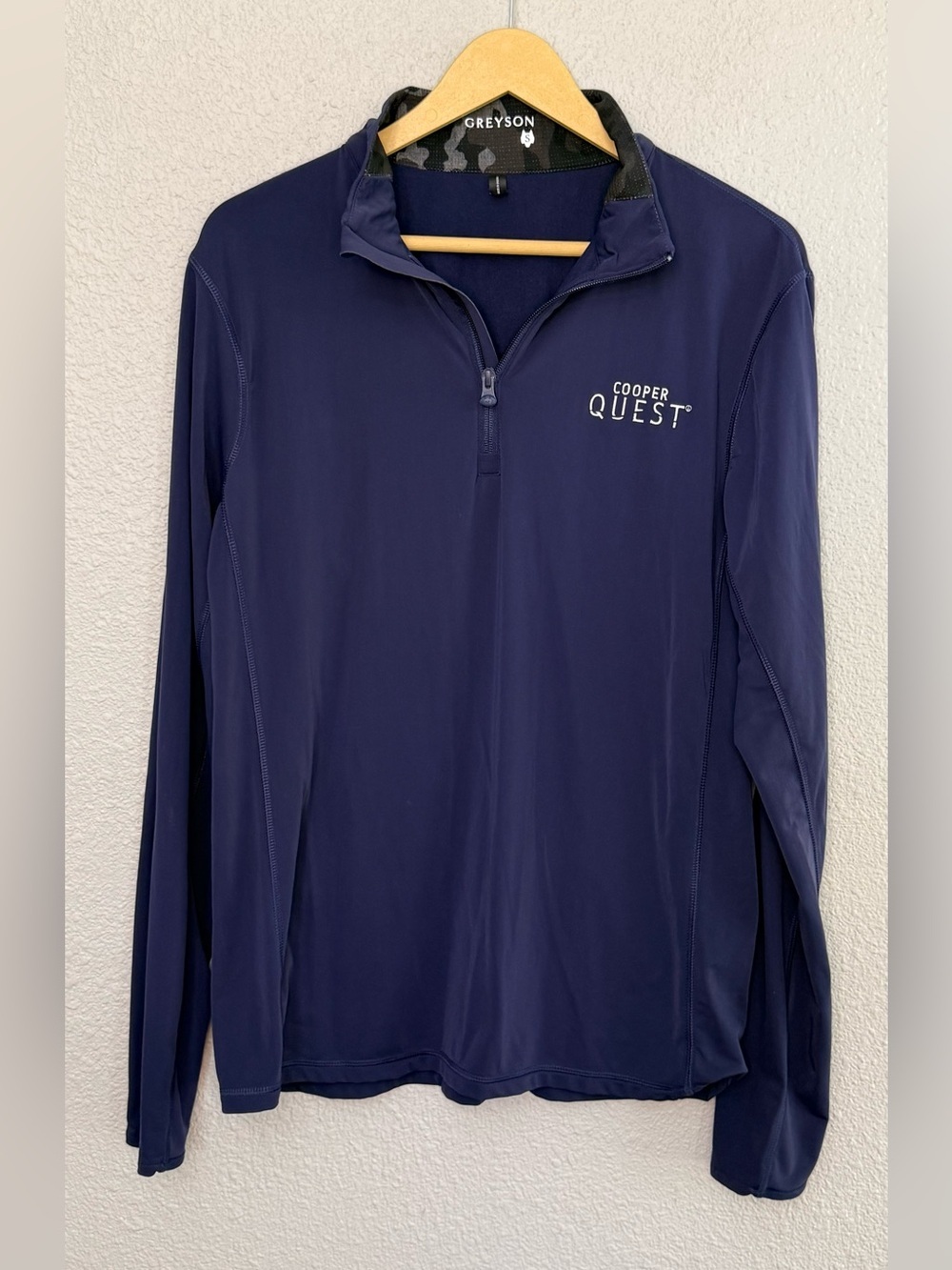 Greyson | Guide Sport Qtr Zip Performance Pull Over  | Navy | Size Small